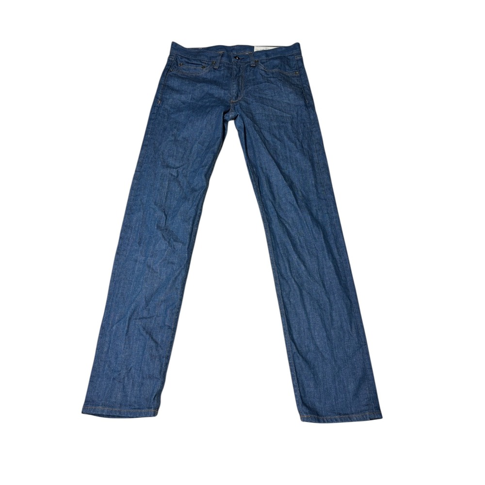 rag bone NEW YORK FIT 2 SLIM RAW Denim Jeans 32W 31L Mens Menswear
